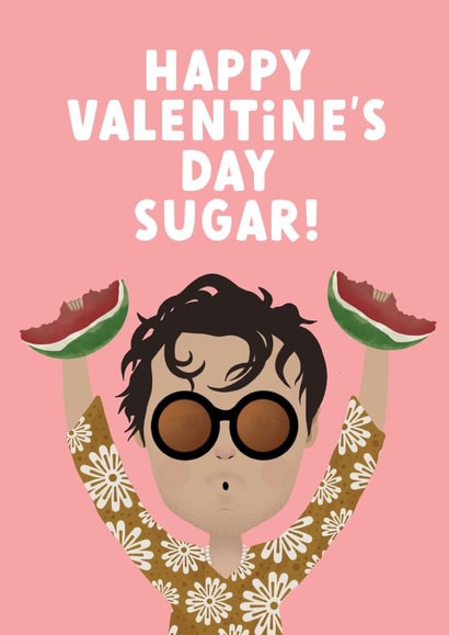 Harry Styles Valentine's Card created by Courtney