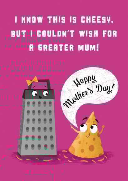 Cheesy Mother's Day Card - Greatest Mum created by Hannah Jayne Lewin