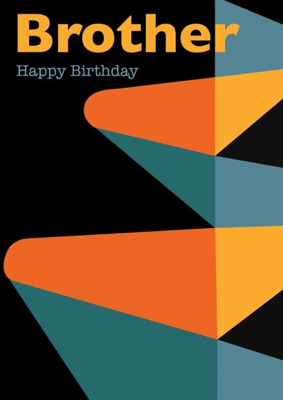 Modern Birthday Card - Retro - Geometric created by Rocket68