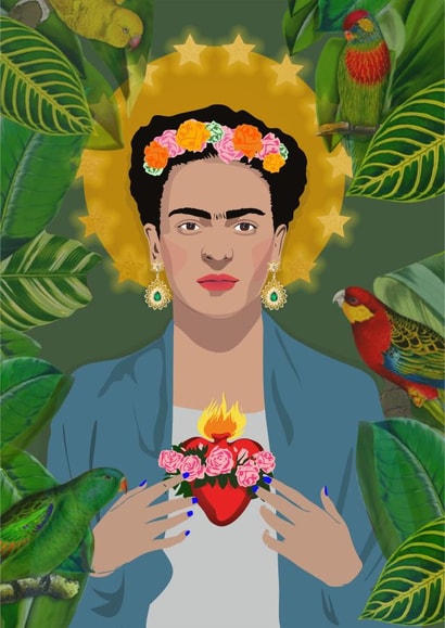 Frida Kahlo Card created by Things Aimee Made