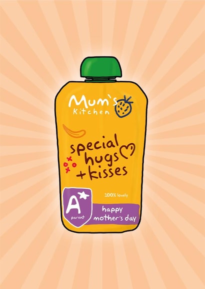 Mum's Kitchen Special Hugs and Kisses First Mother's Day created by Cards from Designers