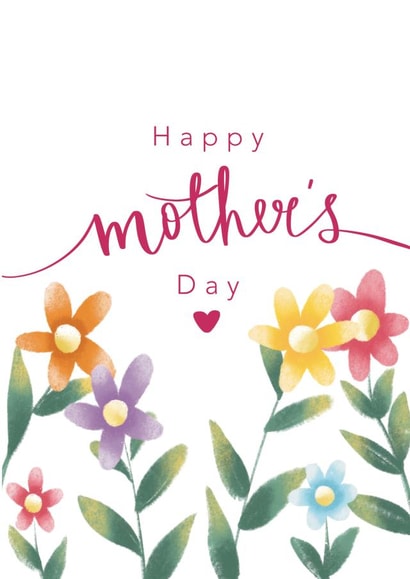 Pretty Mother’s Day Card - Floral created by Emily Hline Illustration