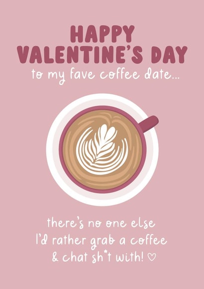 Coffee Valentine's Card created by Courtney