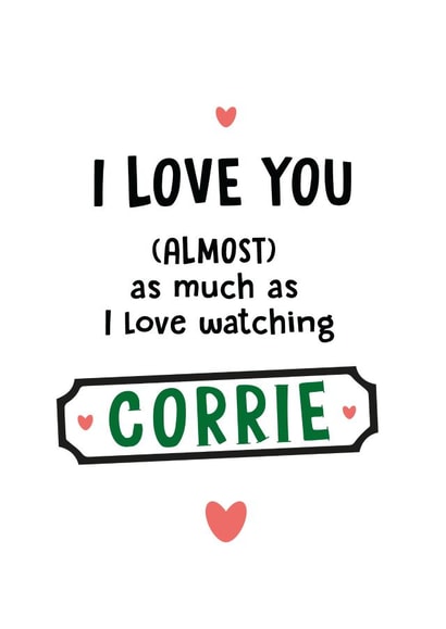 Coronation Street Valentines Day card created by Bex Clark - Peachy Days Design