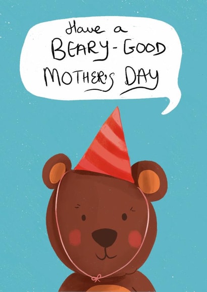 Cute Mother's day card - Beary good created by Kaushani Mufti