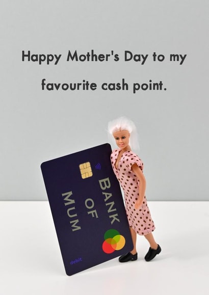 Bank of Mum created by Bold & Bright Cards