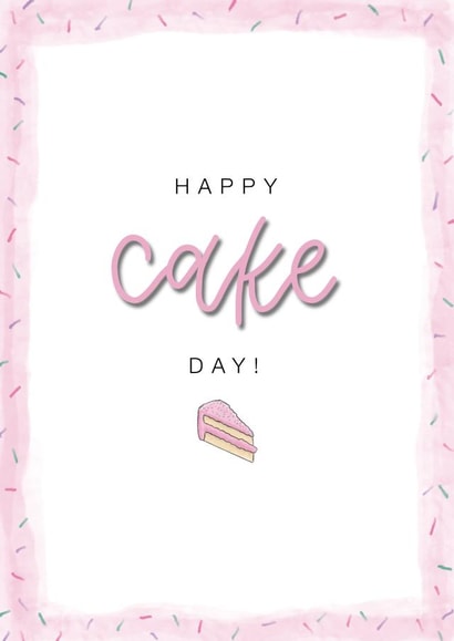 Happy Cake Day created by Bethany Angel