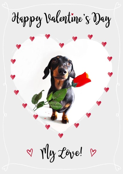 Valentine’s Day card for significant other - Happy Valentine’s Day My Love created by Laura Deakin