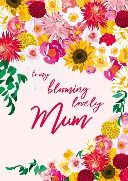 Traditional Mother's Day Card - Floral - Flowers - Pretty created by Diva Doodle Designs