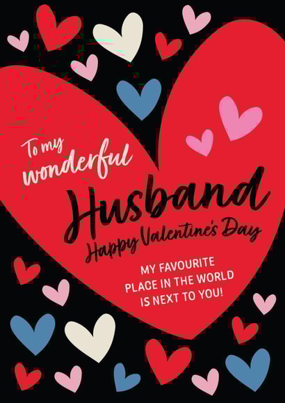 Heartfelt, Fun, Husband Valentine's Day Card For Significant Other created by frances Wilson