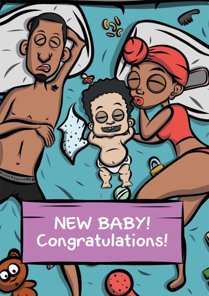 New Baby Congratulations! created by Michael L Harper Ltd