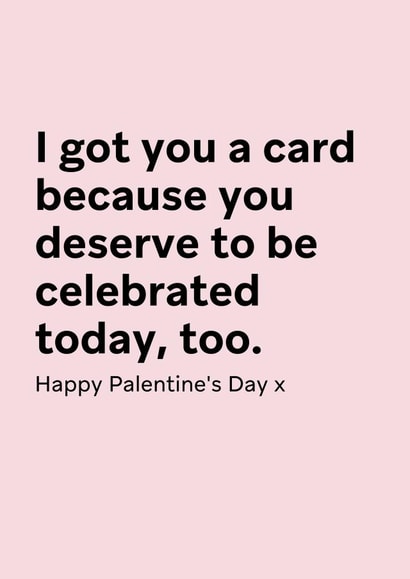 Funny Valentine's Card for Friends - Happy Palentine's Day created by Thursday