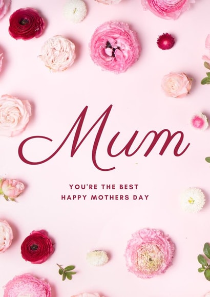 Mother’s Day - your the best - Happy Mother’s Day - Flowers - Pretty Card created by Hindlet Hideaway 