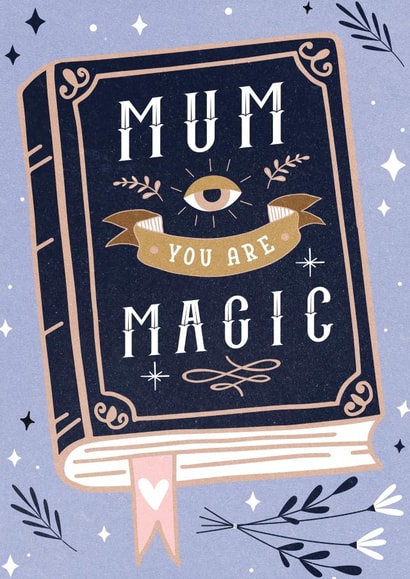 Magic Mum - Cool Mother's Day / Mum Birthday Card created by Mrs Best Paper Co.