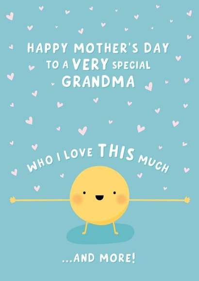 Cute Grandma Mother's Day Card - Special Grandma created by Macie Dot Doodles