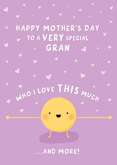 Cute Gran Mother's Day Card - Special Gran created by Macie Dot Doodles