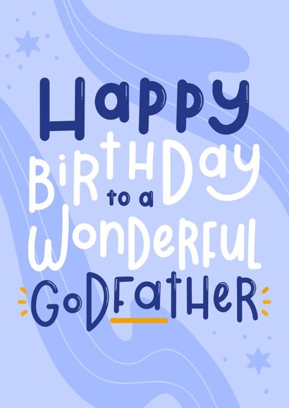 Wonderful Godfather Birthday card created by Joanne Hawker