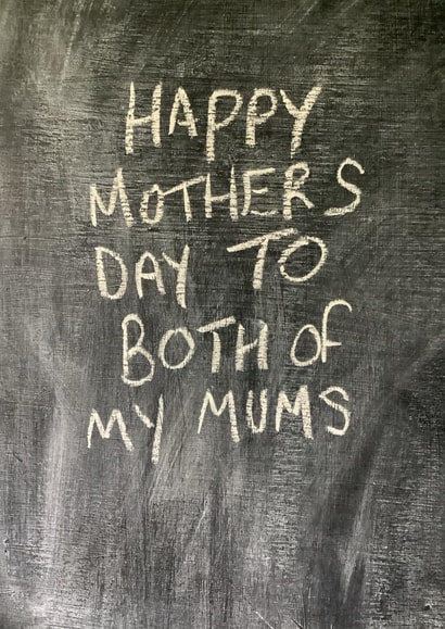 Cute Mother’s Day Card -  Both Mums - LGBTQ+ created by Hot Balloon Art