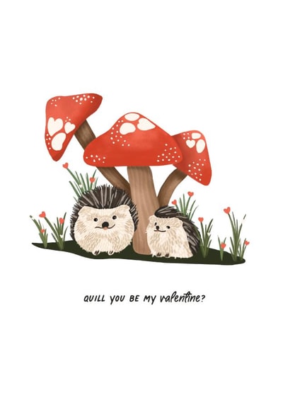 Quill you be my Valentine? created by Mare Marren