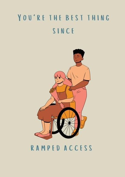 Wheelchair Ramped Access Card created by DisableThis