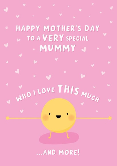 Cute Mummy Mother's Day Card - Special Mummy created by Macie Dot Doodles