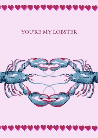 Cute valentines card for your other half created by Emma Mattinson Design Studio