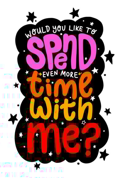 Valentine's Card for a needy other half - For When you just can't get enough! created by SAUCY PUPS