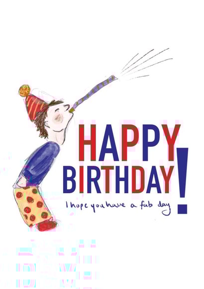 Celebration Birthday Card for a Boy created by Amy Rodger
