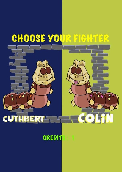 Cuthbert Vs Colin Birthday Card created by JJCapper