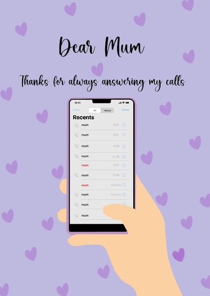 Cute funny Mother’s Day card created by Made by Milly