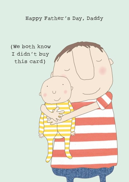 Cute Father's Day card - From the Baby created by Rosie Made A Thing
