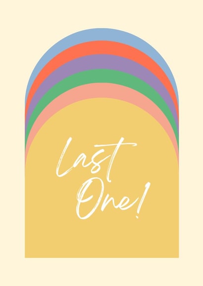 Cute Get Well Card - Last One - Chemotherapy created by A Little Note Gifts