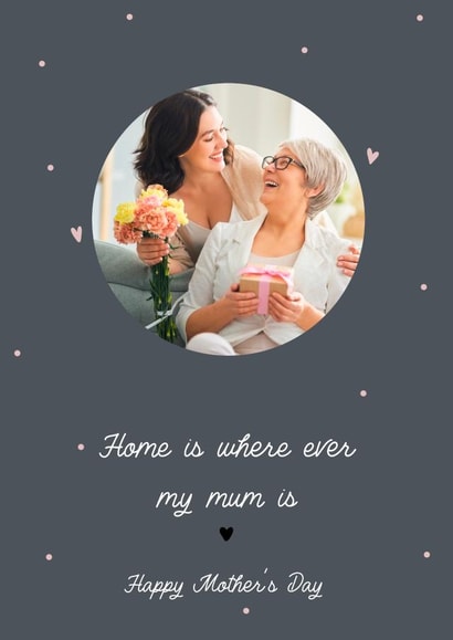 Heartfelt  fromdaughter Mothers Day Personalised Photo Card 22066 created by LynseyLovez