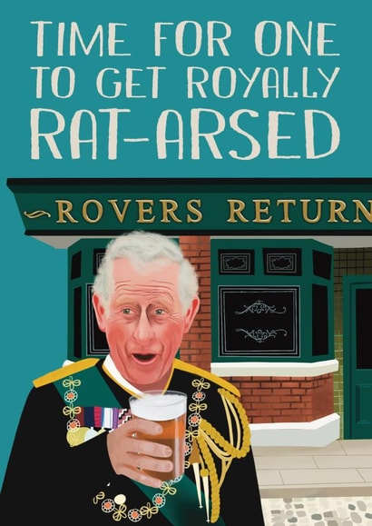 Funny Birthday Card - King Charles - Coronation created by AbiGoLucky