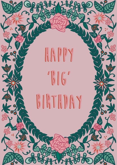 Happy Big Birthday created by Meet the Moon Designs