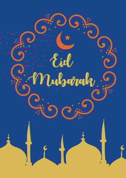 Eid Mubarak - Happy Eid created by @Laura Lonsdale Designs