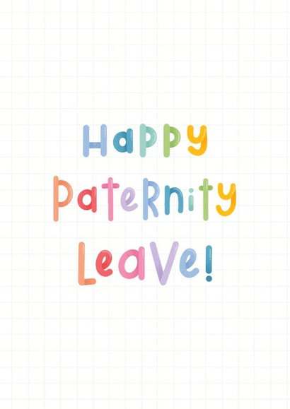 Happy Paternity Leave - Dad to be card created by Joanne Hawker