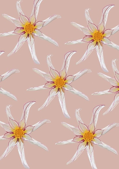 Cute Floral Card - Flowers - Female created by K Finn Designs