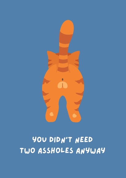 Break up card for friend - Divorce celebration - You deserve better, asshole ex created by Lucky Jems Gifts