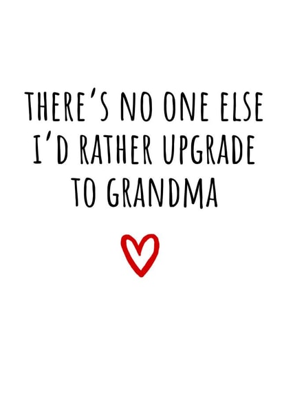 Cute Mother's Day Card - Pregnancy Announcement - Grandma created by Amy (Hedgecards)