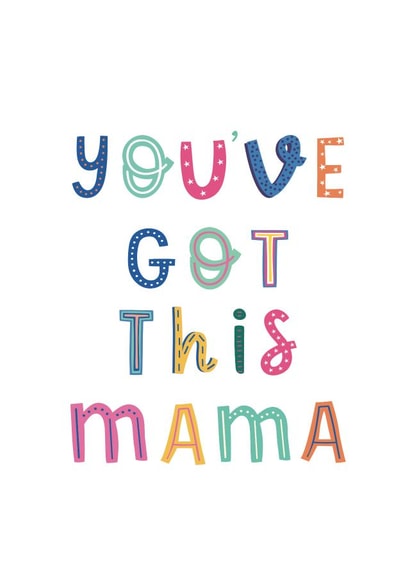 Pick me up for a new mum having a tough time created by Cate Creates