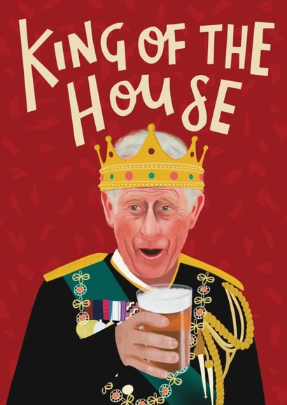 Funny Father's Day Card - King of the House created by AbiGoLucky