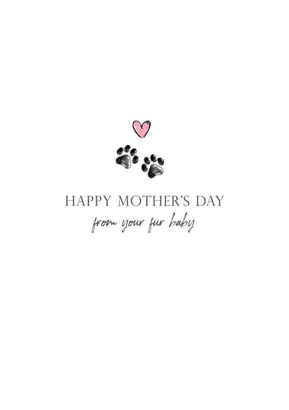 Cute Mother's Day card - from your fur baby created by LAURA TRUBY DESIGNS