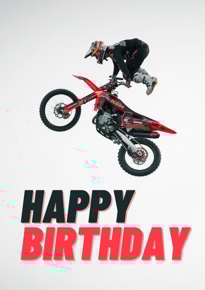Happy Birthday - Motocross - KTM Trick created by Berklesful Designs