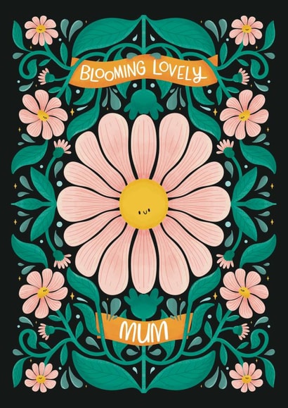 Cute Mother's Day Card - Mum - Blooming Lovely created by Jess Bright Design