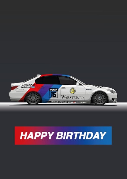 BMW Birthday Card created by Christian Williams Design