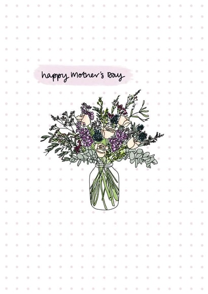 Floral Mother's Day card for your Mum - Happy Mother's Day - Mothers Day flowers created by DaphneRosa