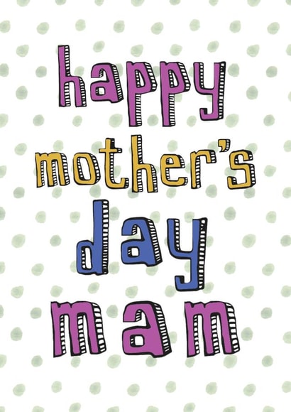 Happy Mother's Day Mam - Northern Mother's Day card created by Becka Griffin