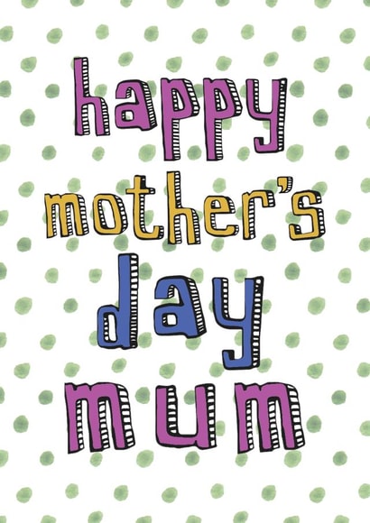 Happy Mother's Day Mum - Simple Mother's Day Card created by Becka Griffin