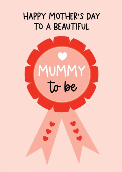 Happy Mother's day to a beautiful Mummy to be created by Word Up Creative